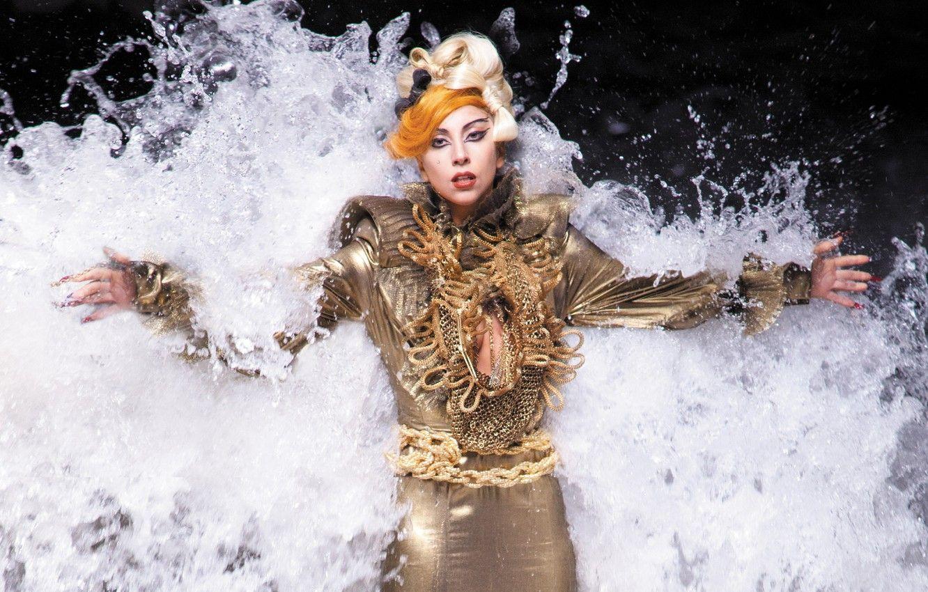 1332x850 Wallpaper water, girl, style, music, music, actress, singer, fashion, celebrity, fashion, water, Lady Gaga, Lady Gaga, Judas, Born This Way image for desktop, section музыка
