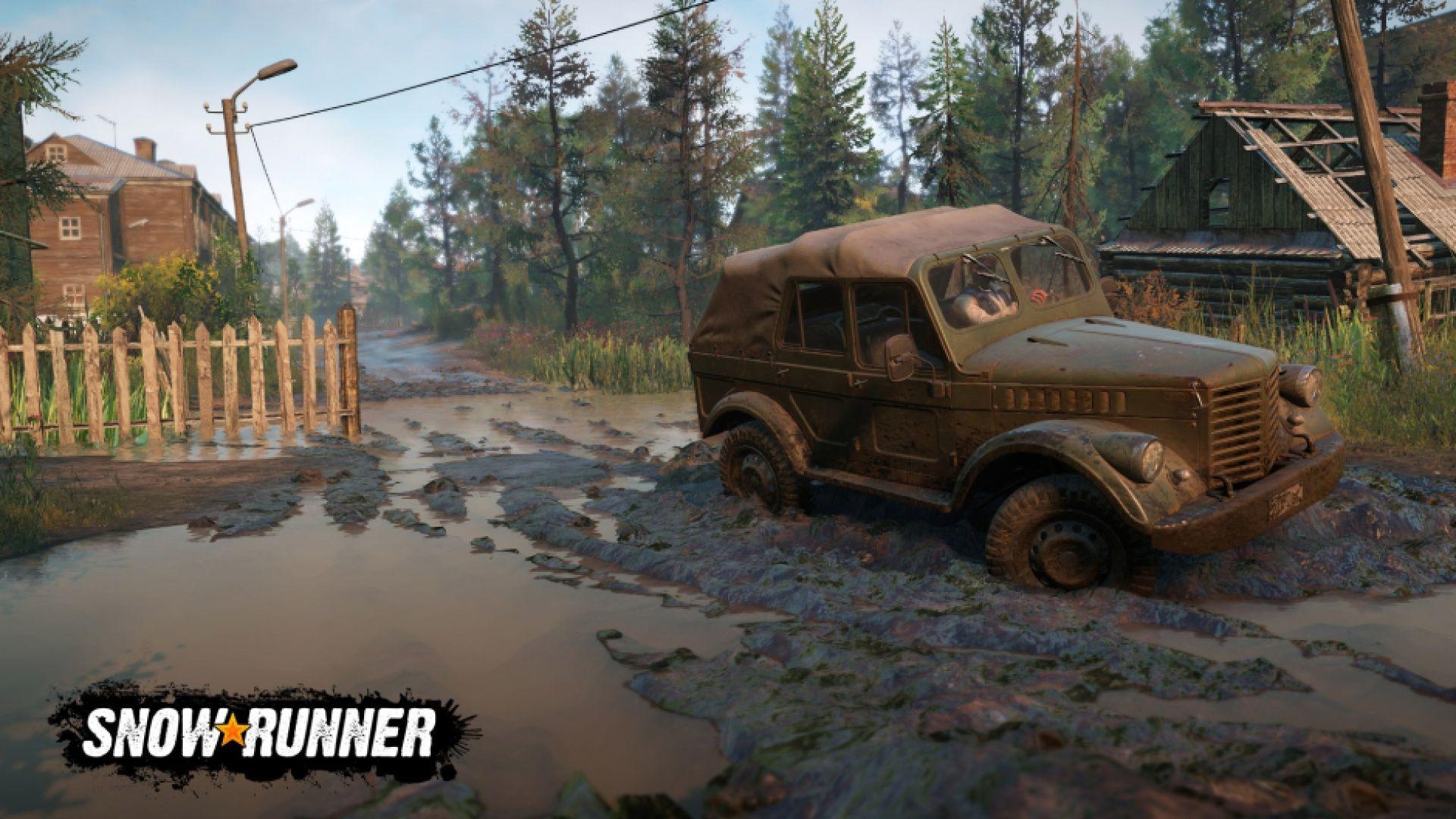 1920x1080 Take on the Wildest Landscapes in SnowRunner with Your Very Own Customized Vehicle