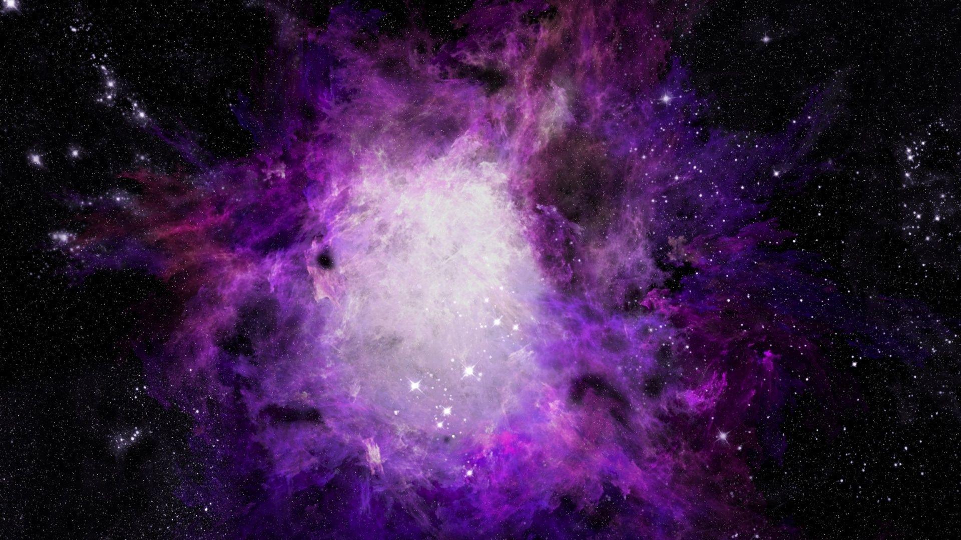 1920x1080 Amazing Purple Galaxy desktop PC and Mac wallpaper