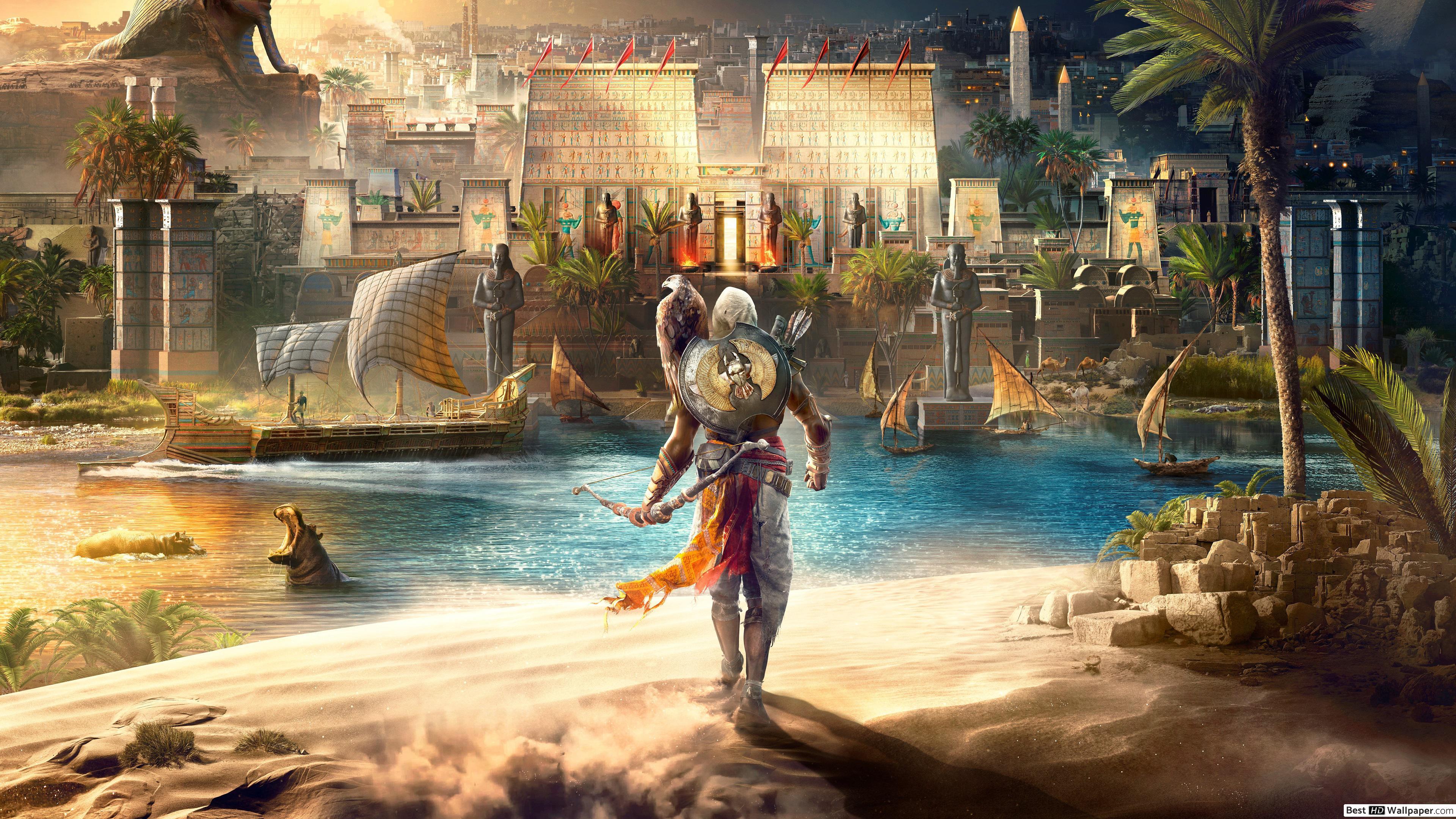 3840x2160 Assassin's creed odessey, the ancient city HD wallpaper download