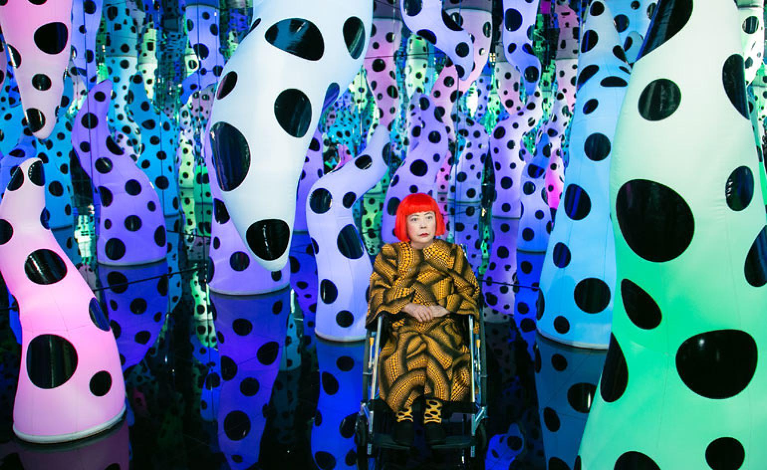 1540x944 Yayoi Kusama ponders the afterlife at David Zwirner gallery in New York. Wallpaper*