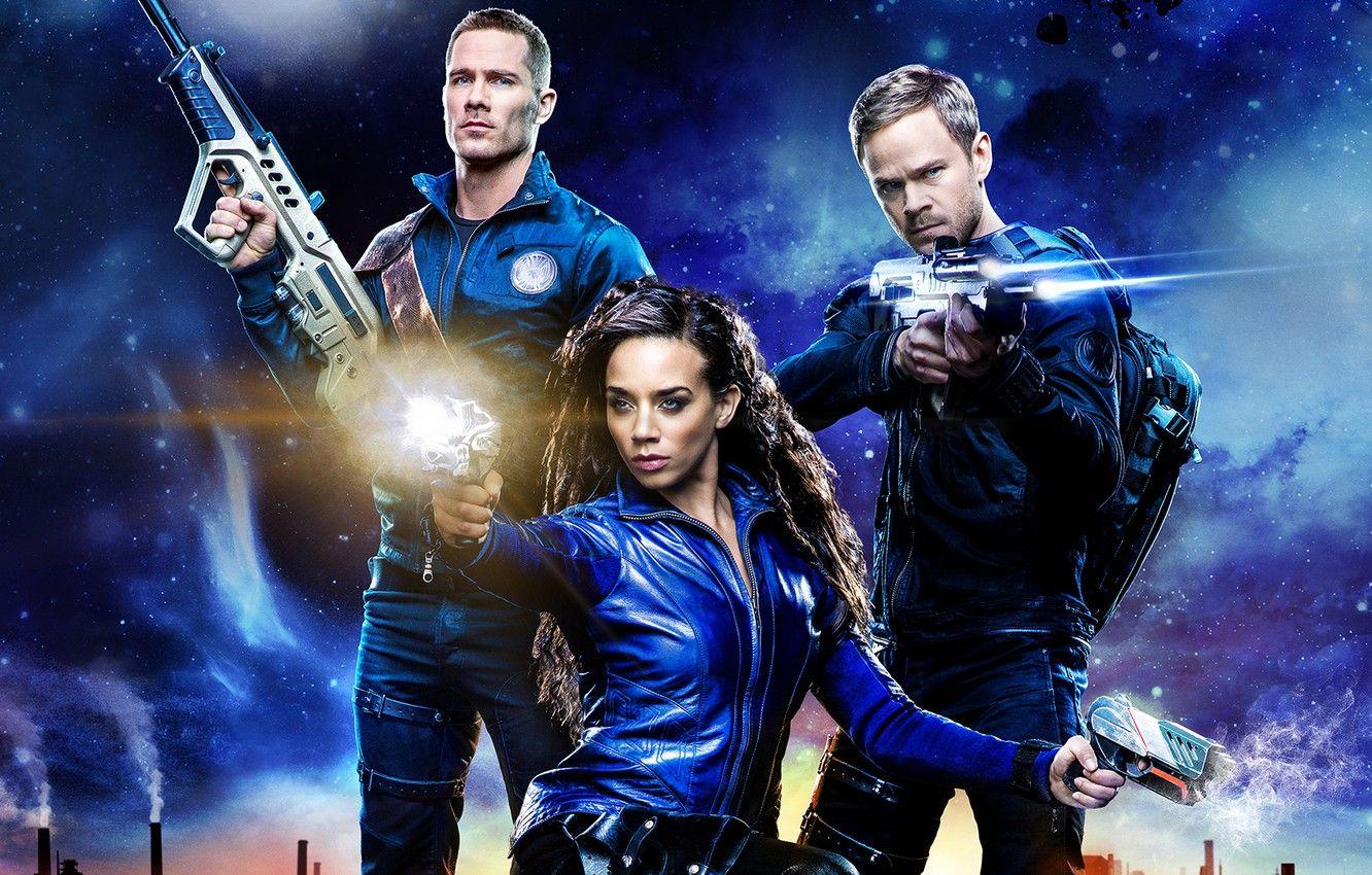 1332x850 Wallpaper Aaron Ashmore, Killjoys, Luke Macfarlane, Syfy, Hannah John Kamen Image For Desktop, Section фильмы