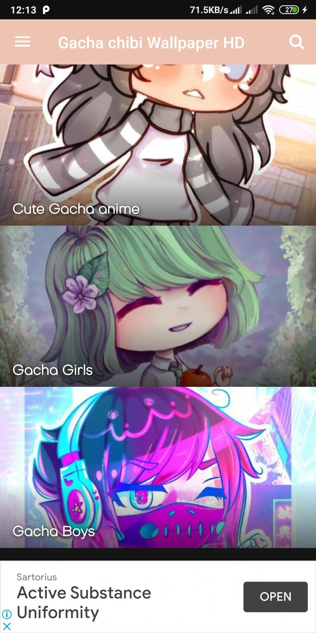 1080x2160 Gacha Chibi wallpaper cute for Android