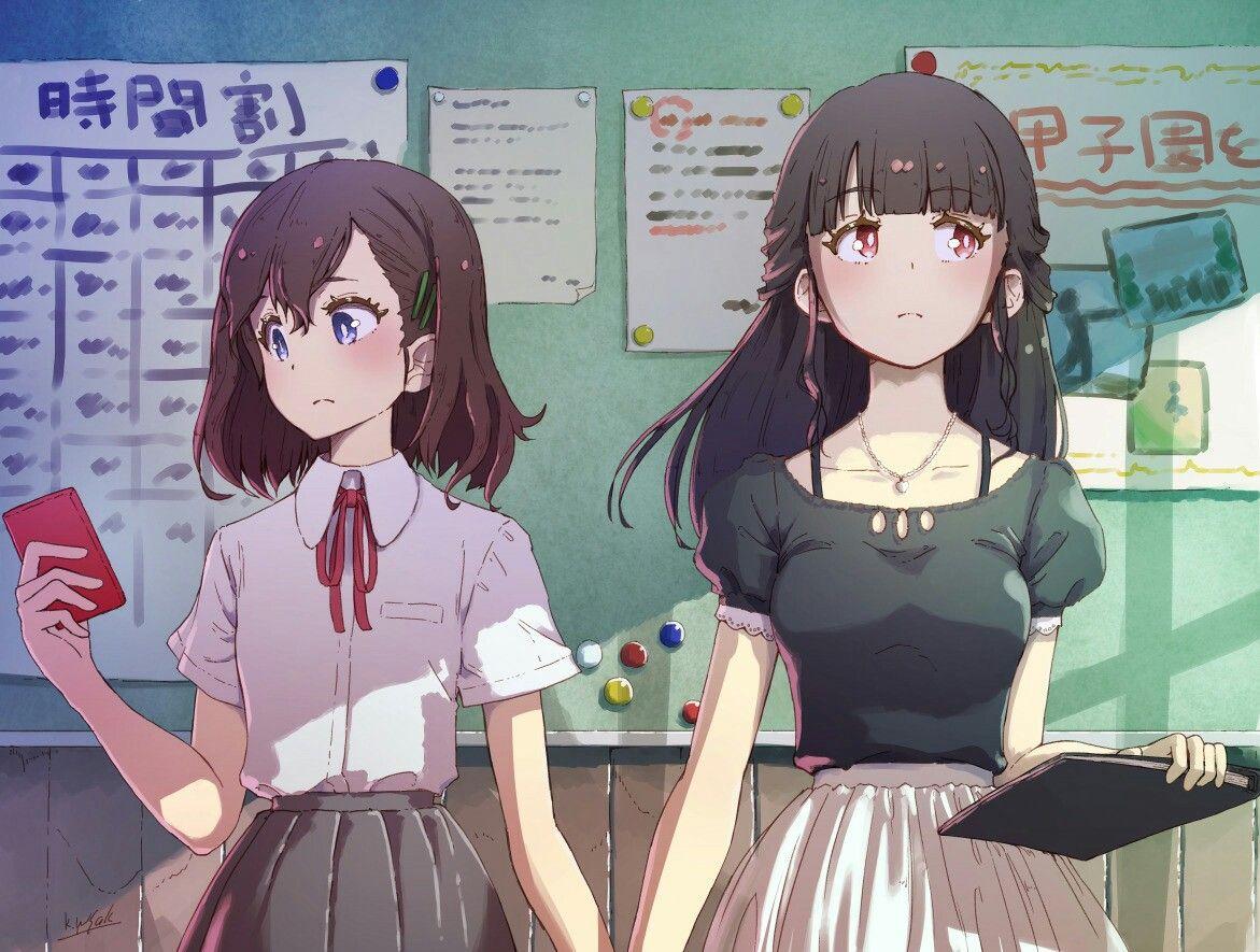 anime school girl lesbian hd photo