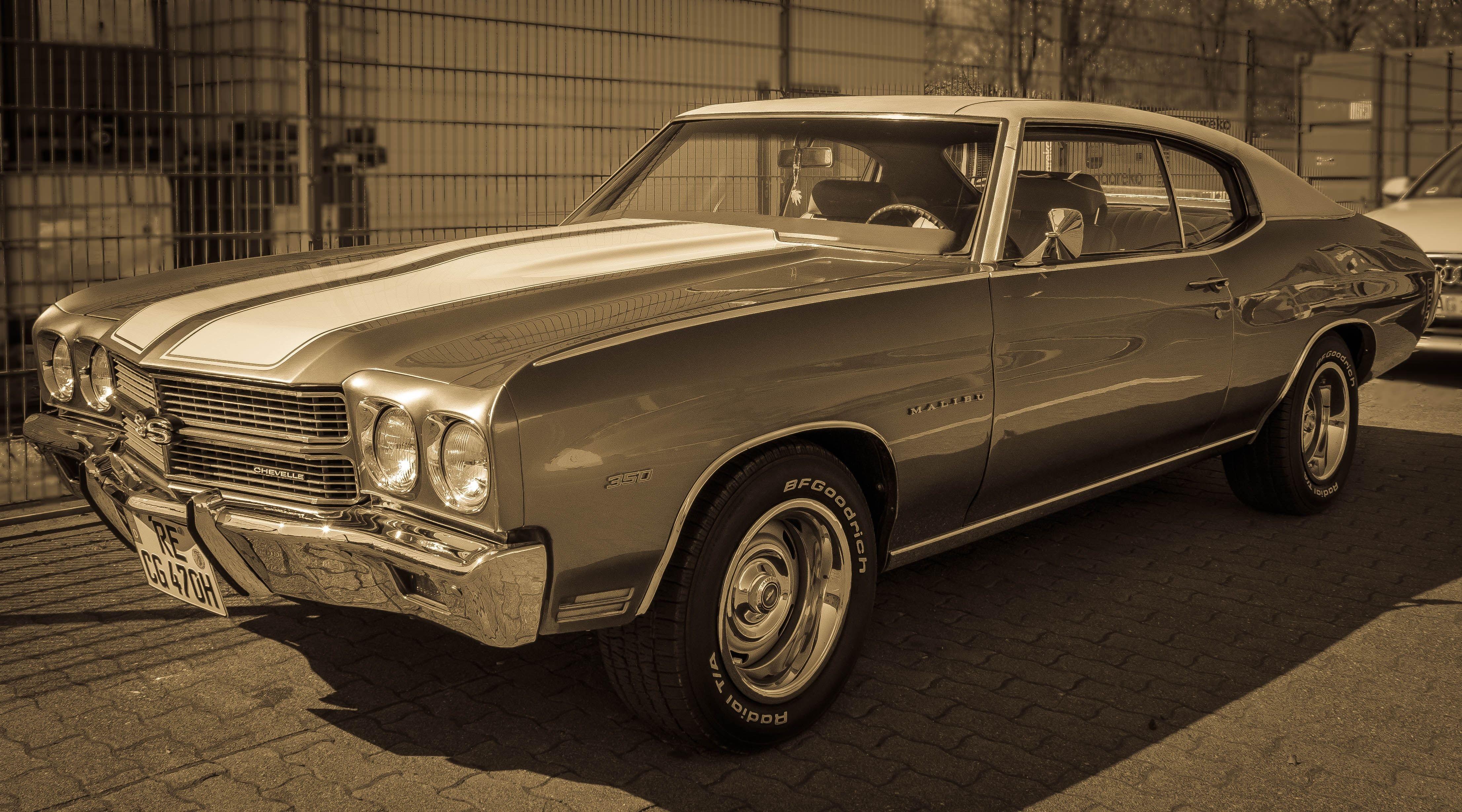 4424x2458 chevrolet chevelle ss sephia tone free image