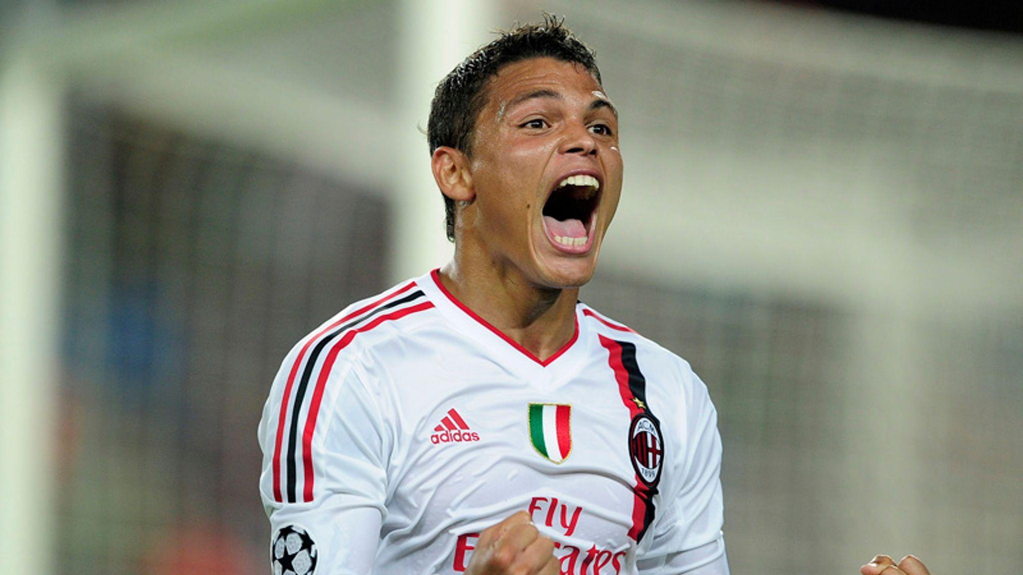 Figurines Action Soccerwe Milan 2009 - Pato Et Thiago Silva - 6,5cm