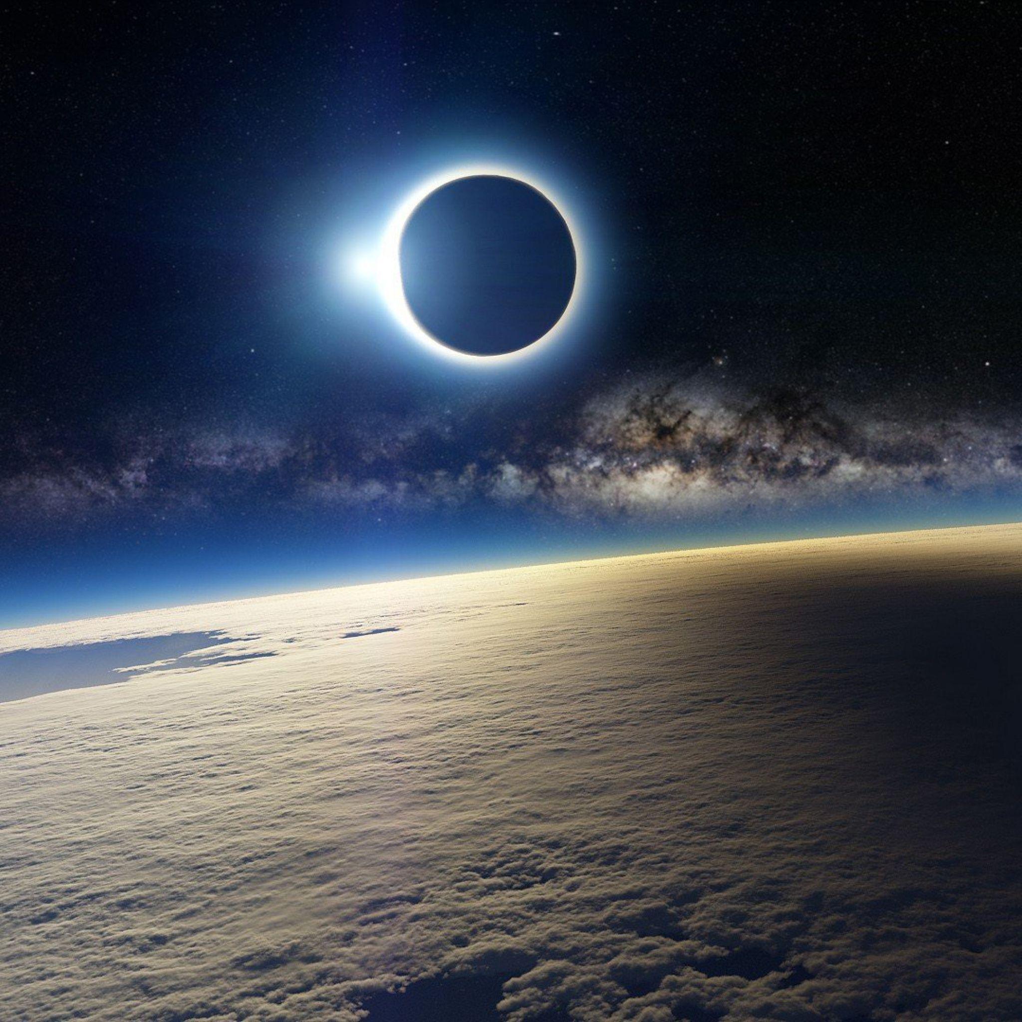 2048x2048 Solar Eclipse 2014 Dates HD Wallpaper, Background Image