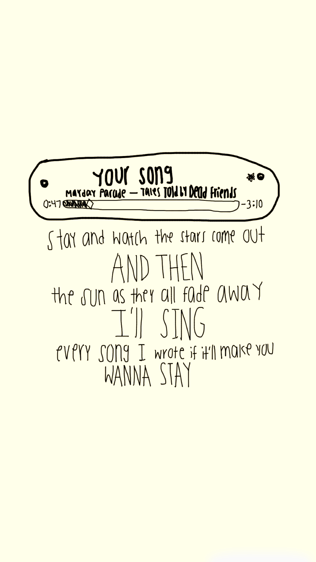 1080x1920 Mayday Parade Lyric Wallpaper Pt. 4 3 Oh. a P.O.V