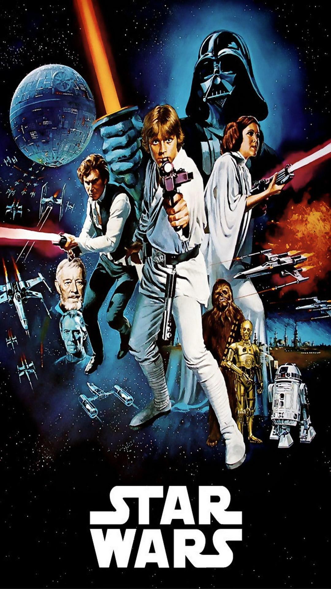 1080x1920 Vintage Star Wars Wallpaper