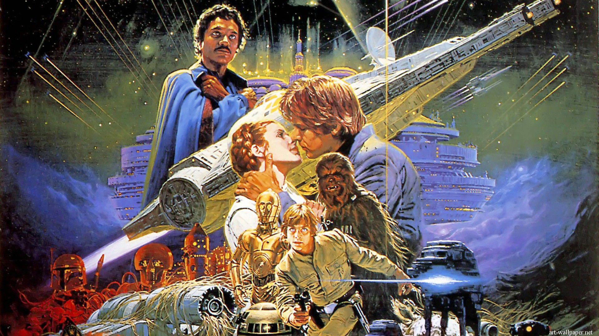 1920x1080 Star Wars The Empire Strikes Back Poster HD wallpaper