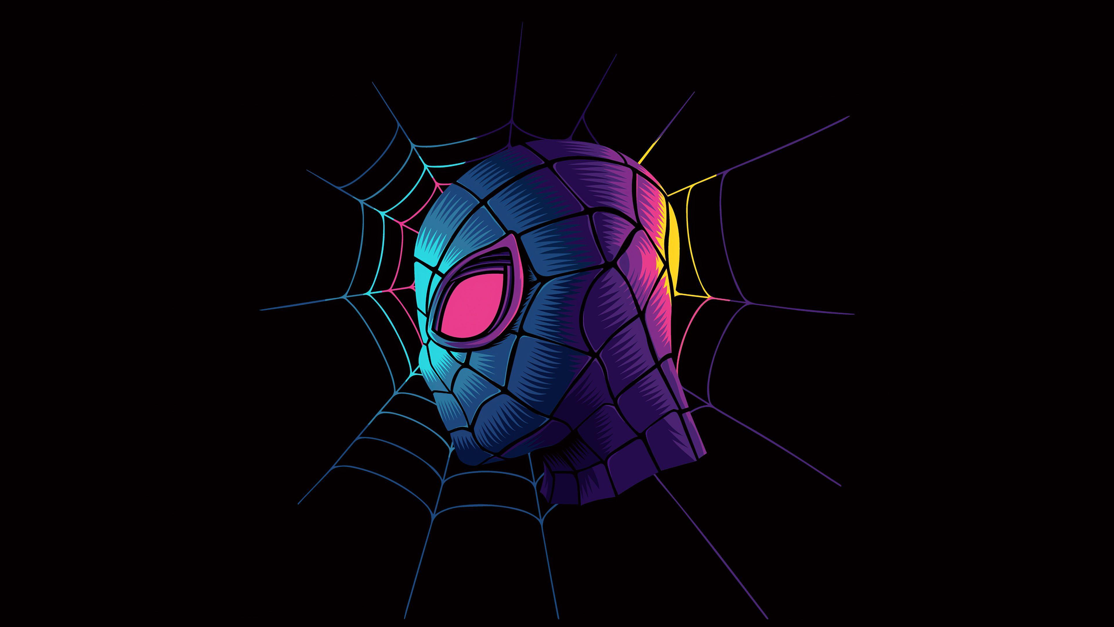 3840x2160 Spiderman Web Minimalist Art 4k, HD Superheroes, 4k Wallpaper, Image, Background, Photo and Picture