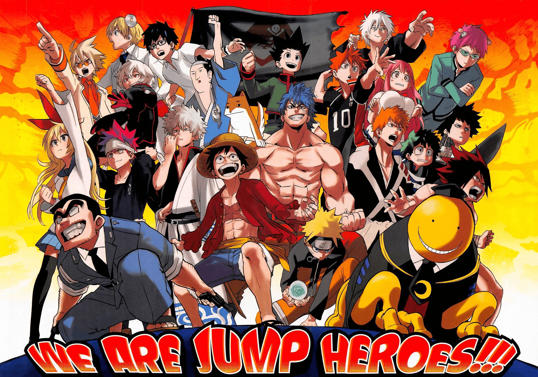1851x1300 Shonen Jump Anime Wallpaper