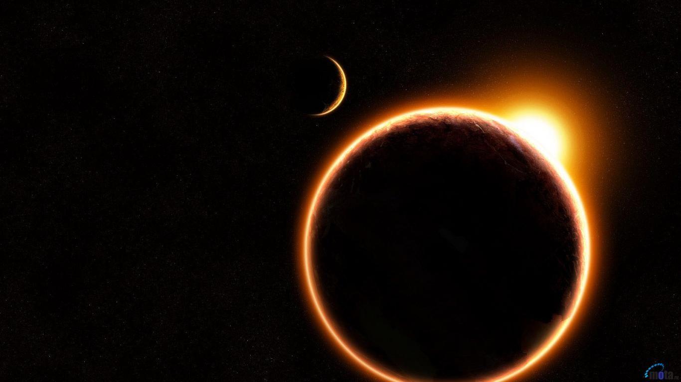 1366x768 Solar Eclipse Wallpaper, 100% Full HDQ Solar Eclipse Background
