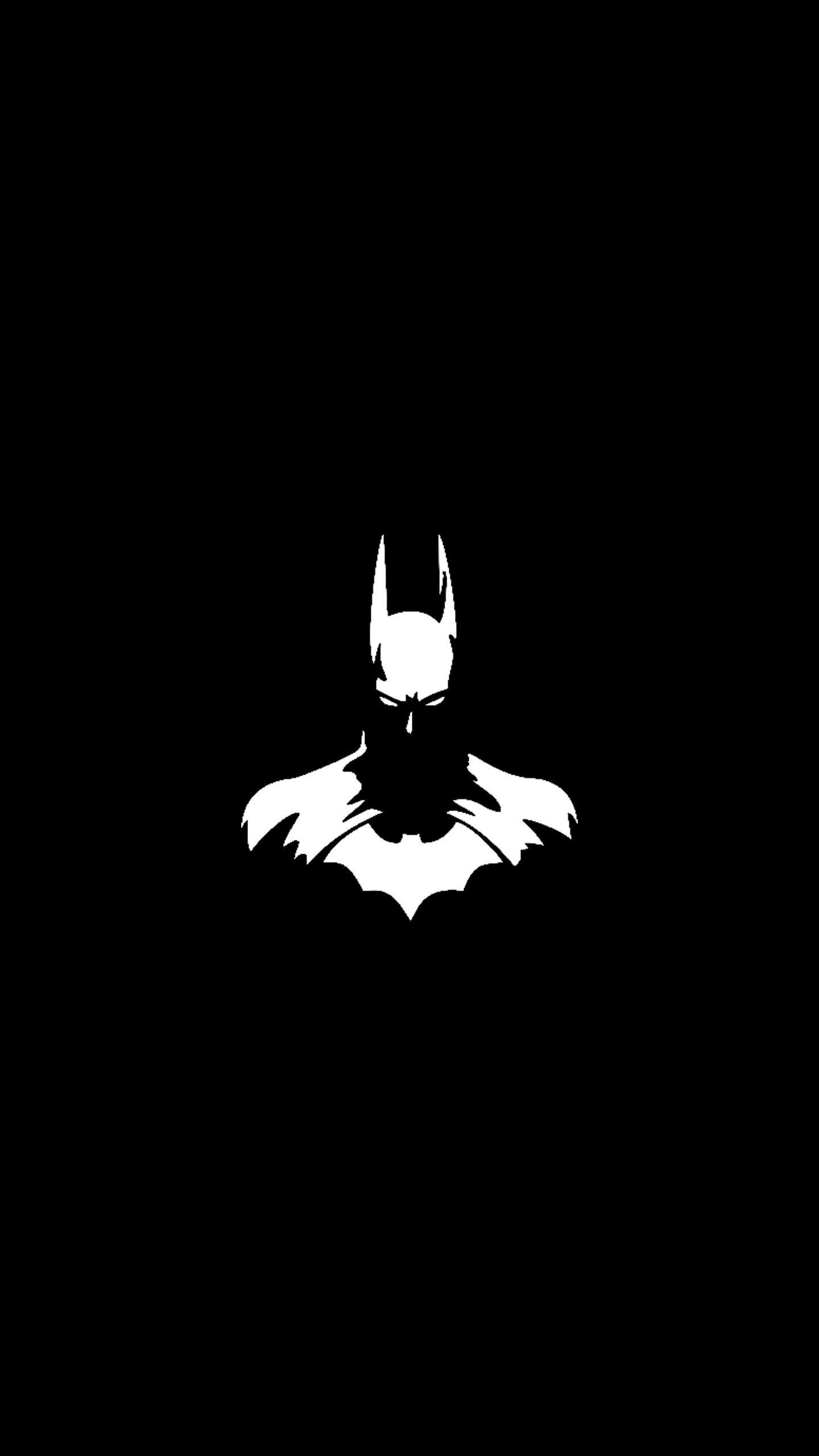 1440x2560 Black Batman Wallpaper