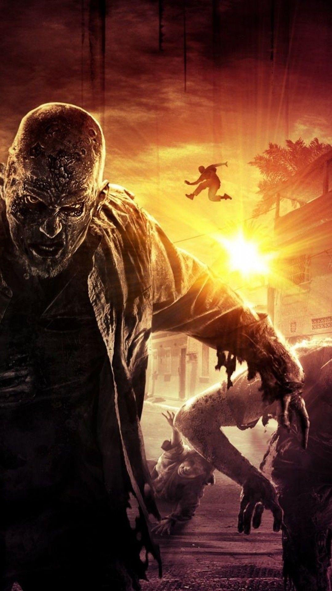 1080x1920 Download 1080x1920 Dying Light, Zombies, Sunset Wallpaper