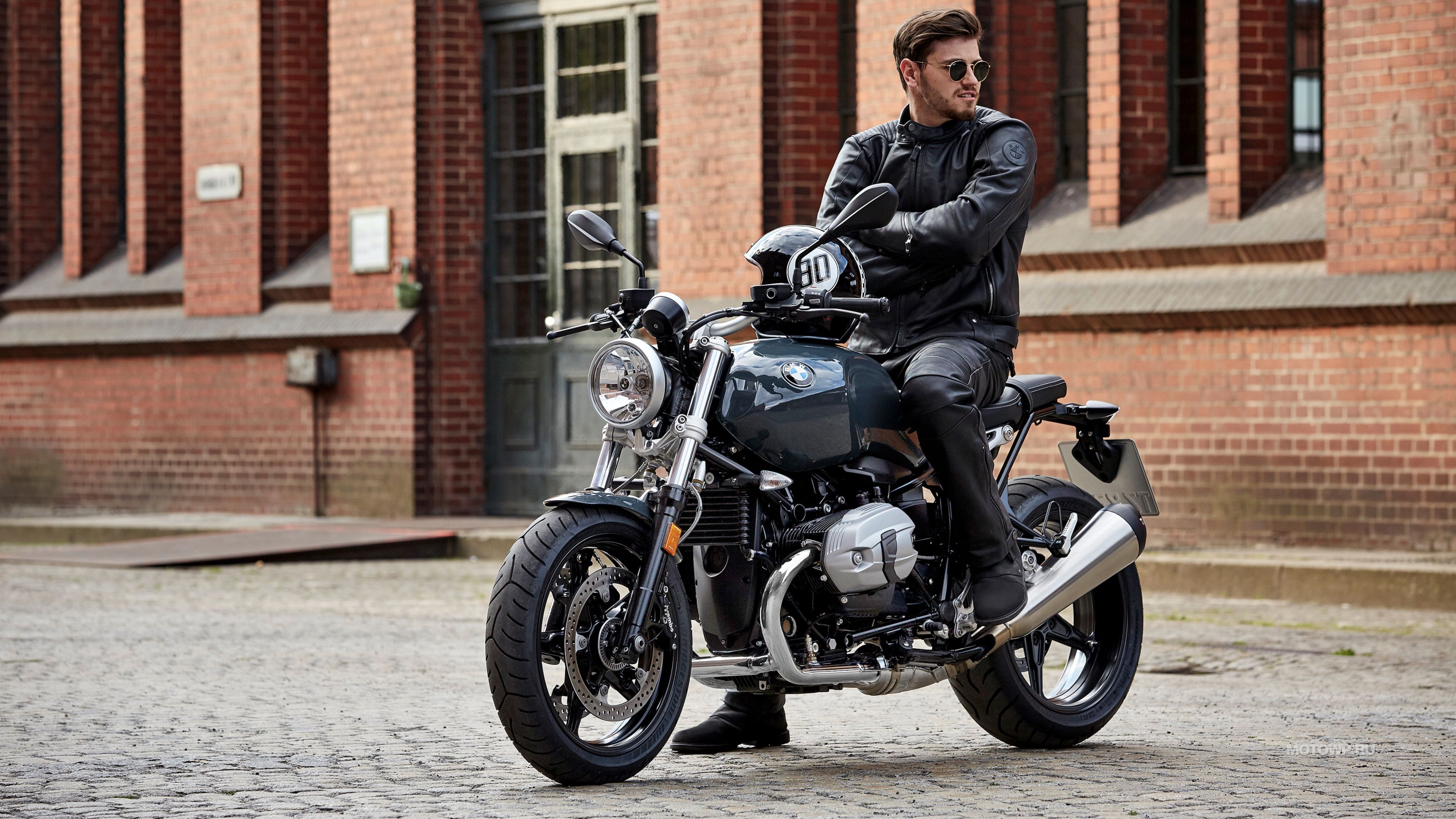 3840x2160 Wallpaper motorcycle, bike, Ryder, BMW R, nine T for mobile and desktop, section мотоциклы, resolution 3840x2160