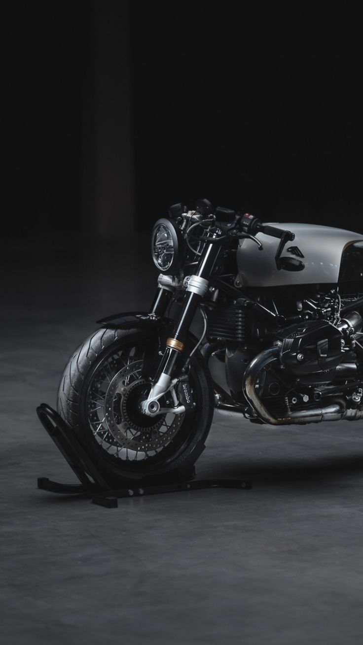 736x1309 Bike, motorcycle, BMW R nineT, dark, 750x1334 wallpaper