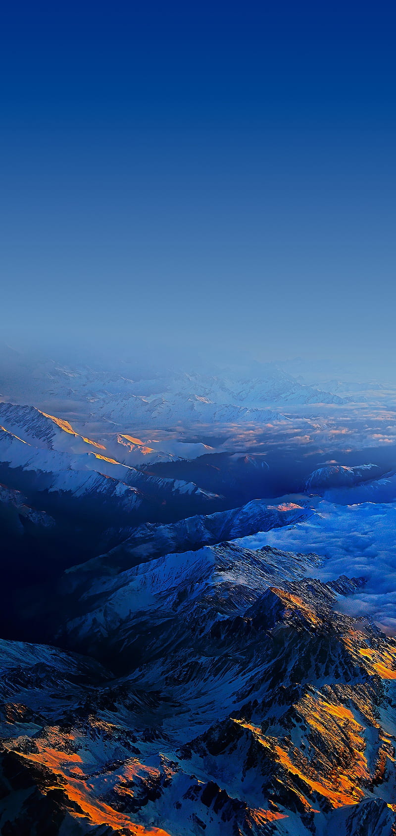 800x1689 Vivo X21 high, landscape, mountain, sky, HD phone wallpaper