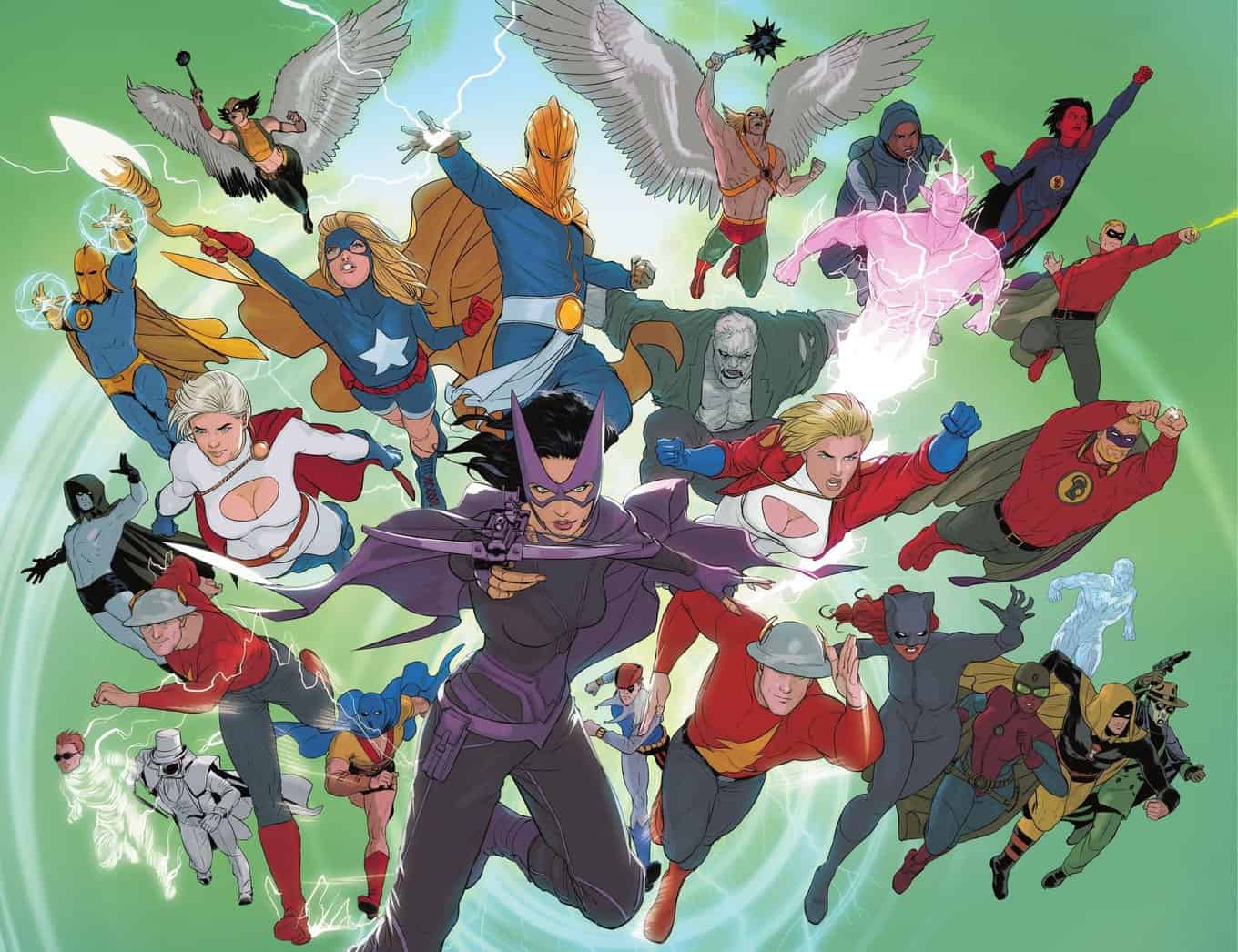1360x1046 DC Comics & Justice Society Of America Spoilers & Review: Per Degaton Society Vs. JSA As Stargirl & The Lost Children Sidekicks Of The YOUNG Justice Society Emerge!