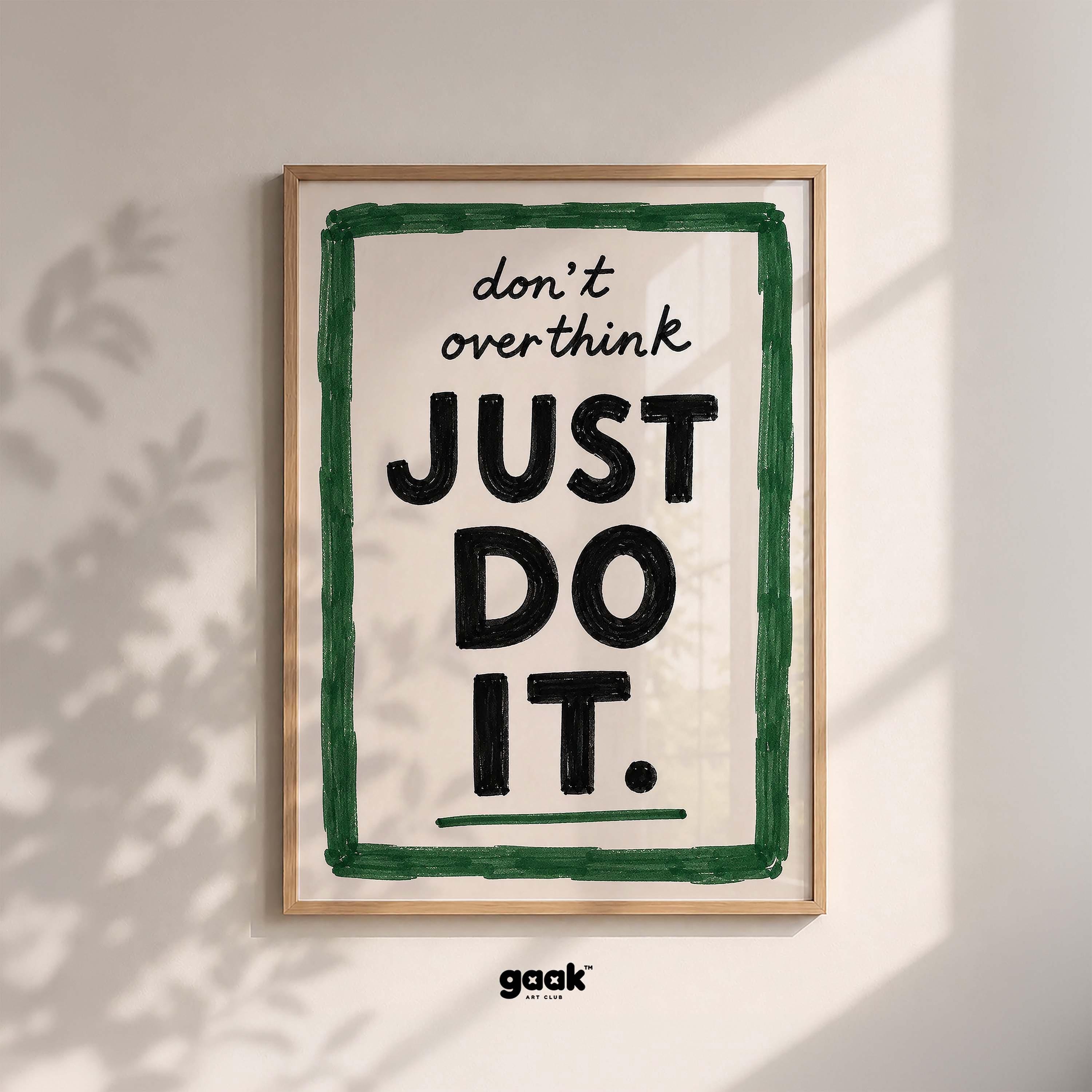 3000x2999 Buy Just Do It Poster Online In India