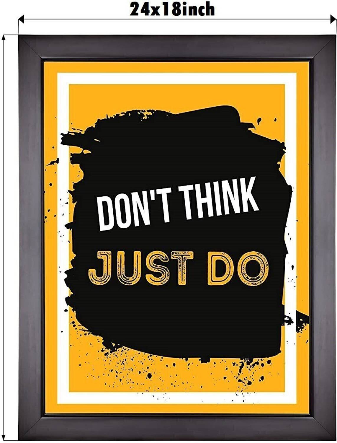 1142x1500 DONT THINK JUST DO MOTIVATION QUOTES WALL STICKER Fine Art Print