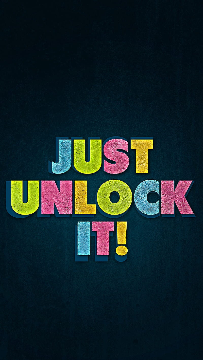 800x1421 Just Unlock It, HD phone wallpaper
