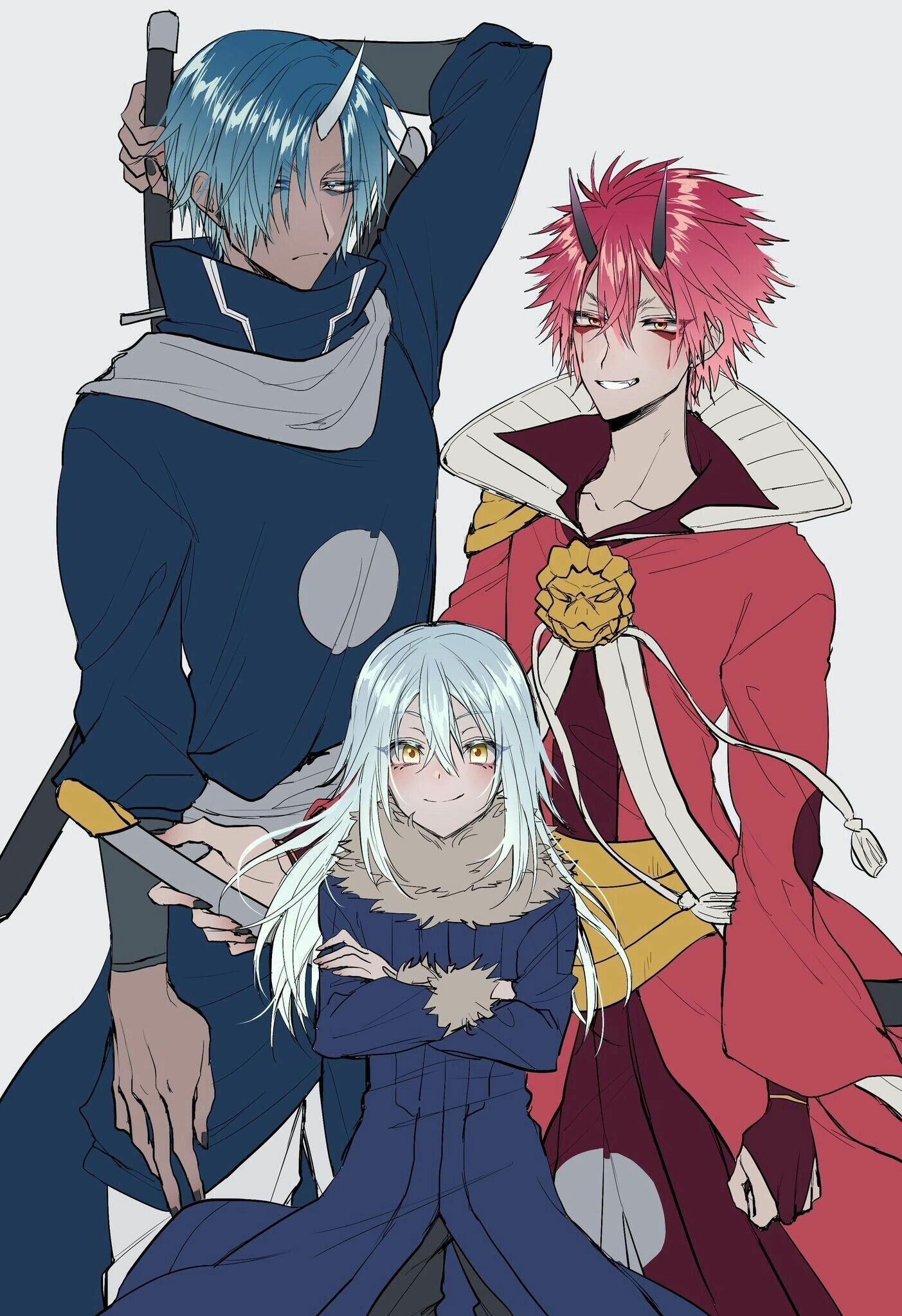 1403x2048 That Time I Got Reincarnated as a Slime Wallpaper