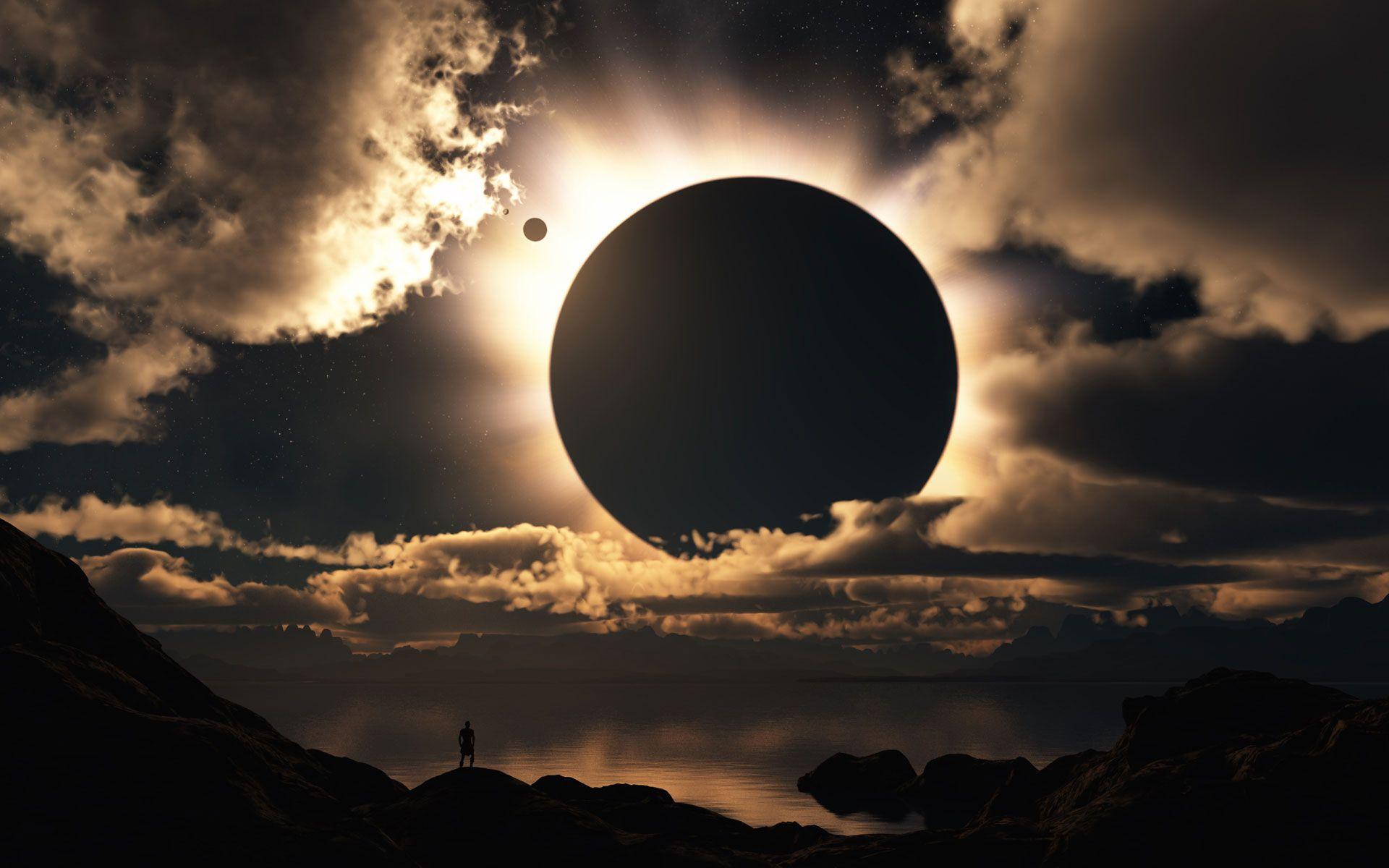 1920x1200 Sun Eclipse Wallpaper
