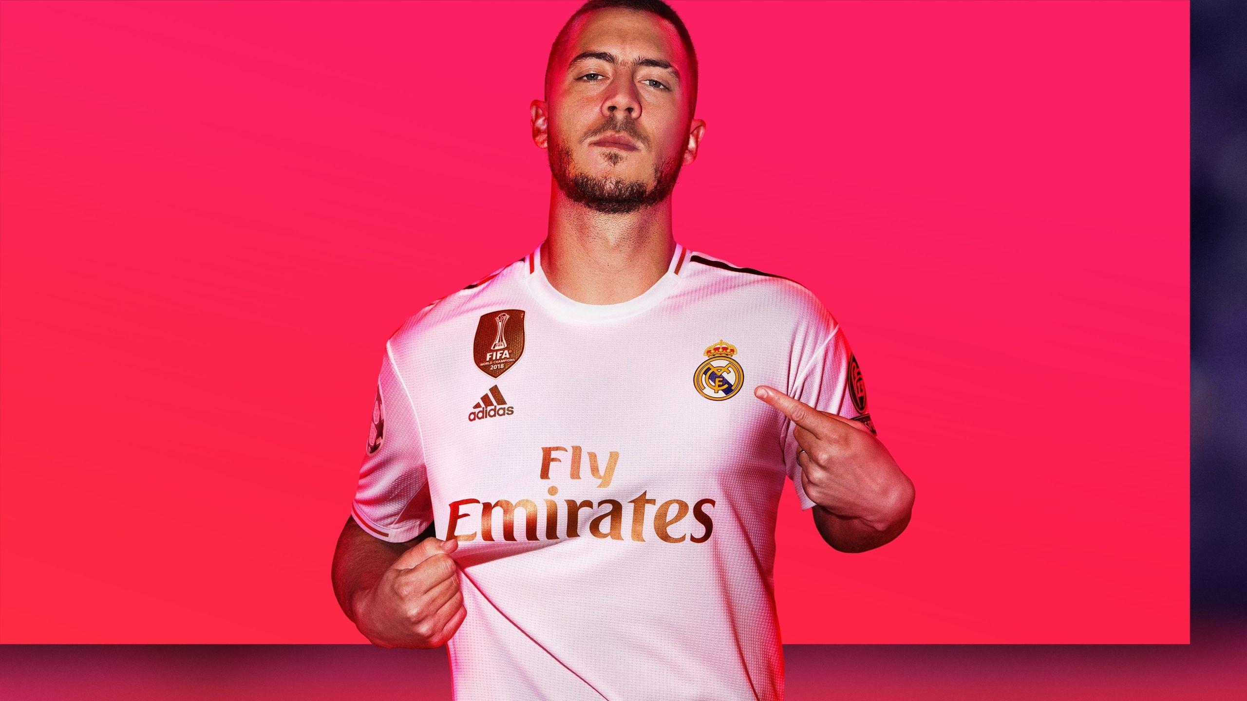 2560x1440 Eden Hazar FIFA 20 Poster 1440P Resolution Wallpaper, HD Games 4K Wallpaper, Image, Photo and Background