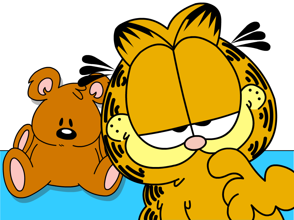 1024x768 HD Garfield Wallpaper