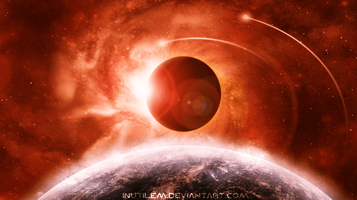 1366x768 Solar Eclipse Wallpaper and Background Imagex768