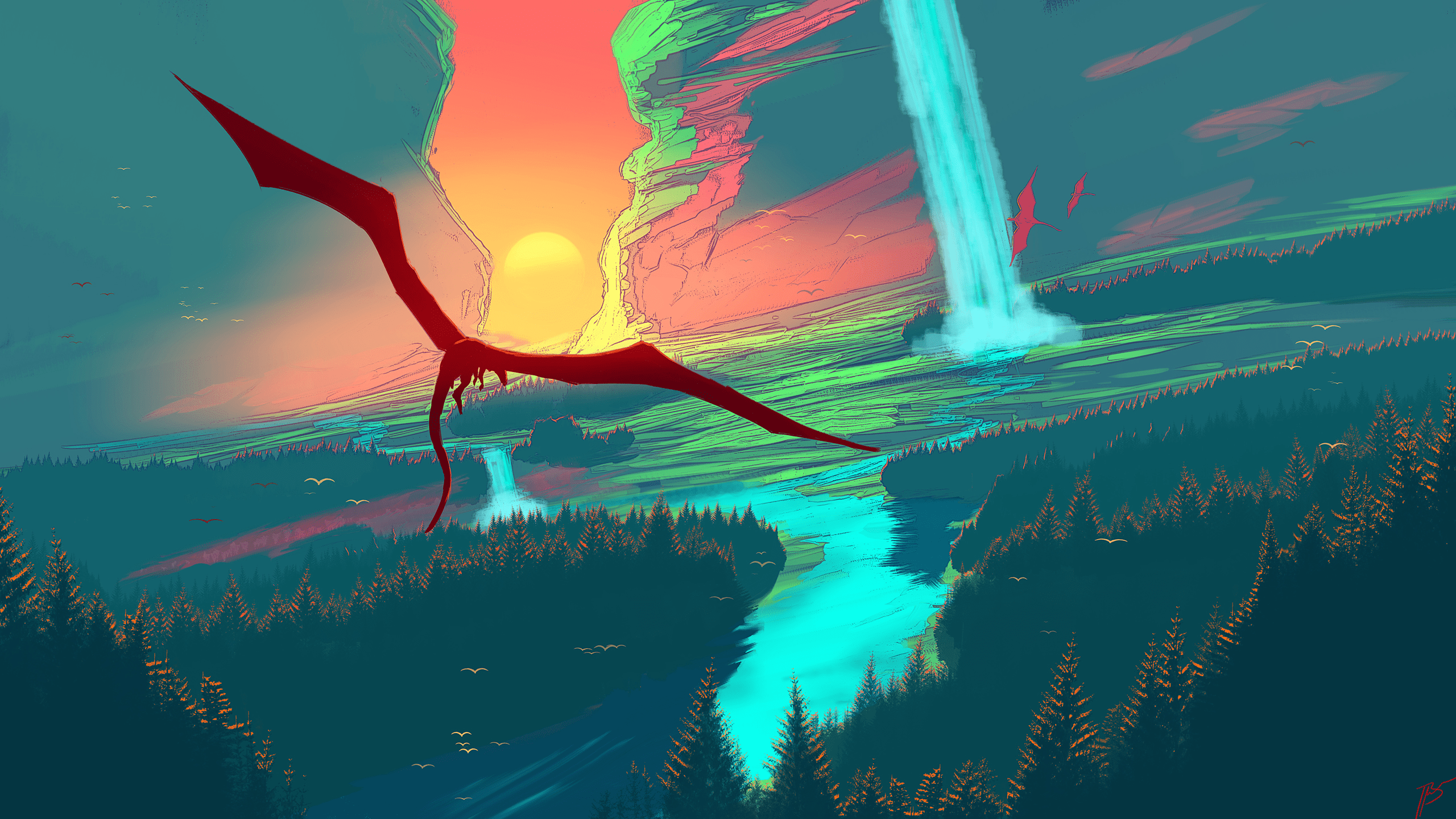 2560x1440 Landscape, Fantasy art [2560 x 1440]