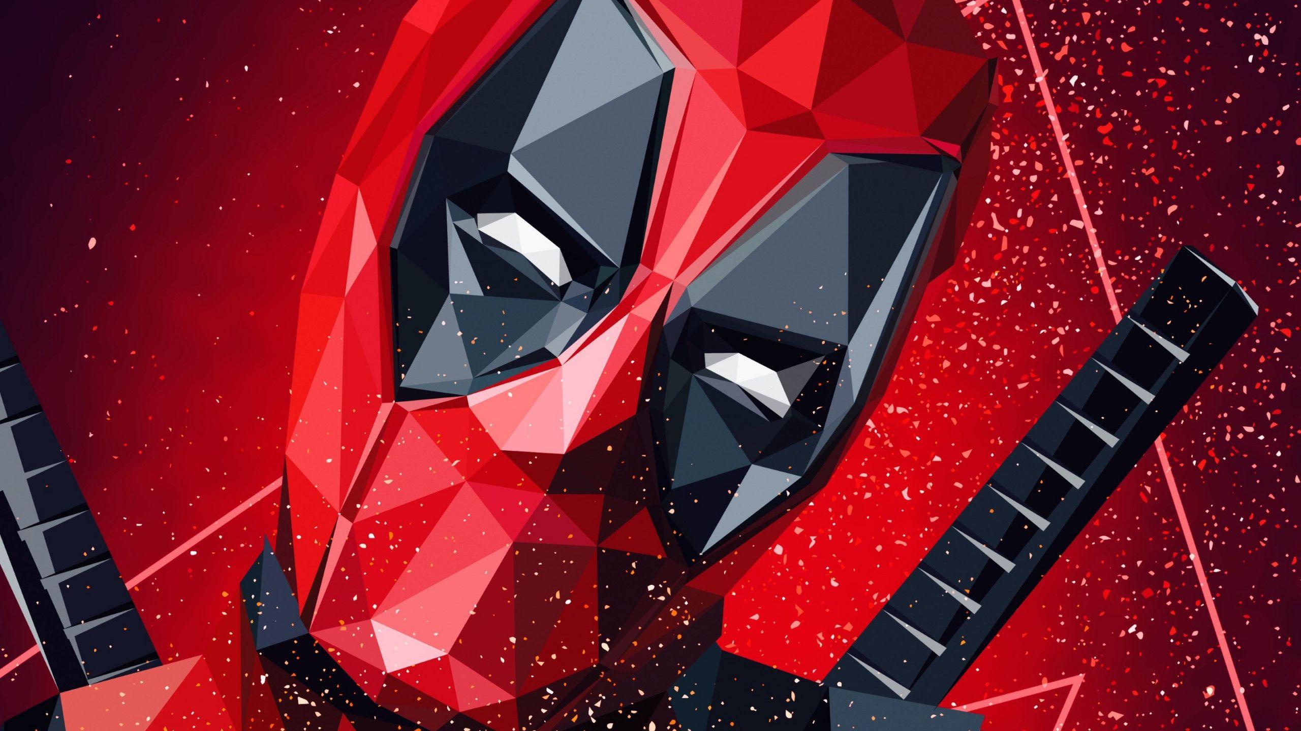 2560x1440 Download wallpaper: Deadpool digital art 2560x1440