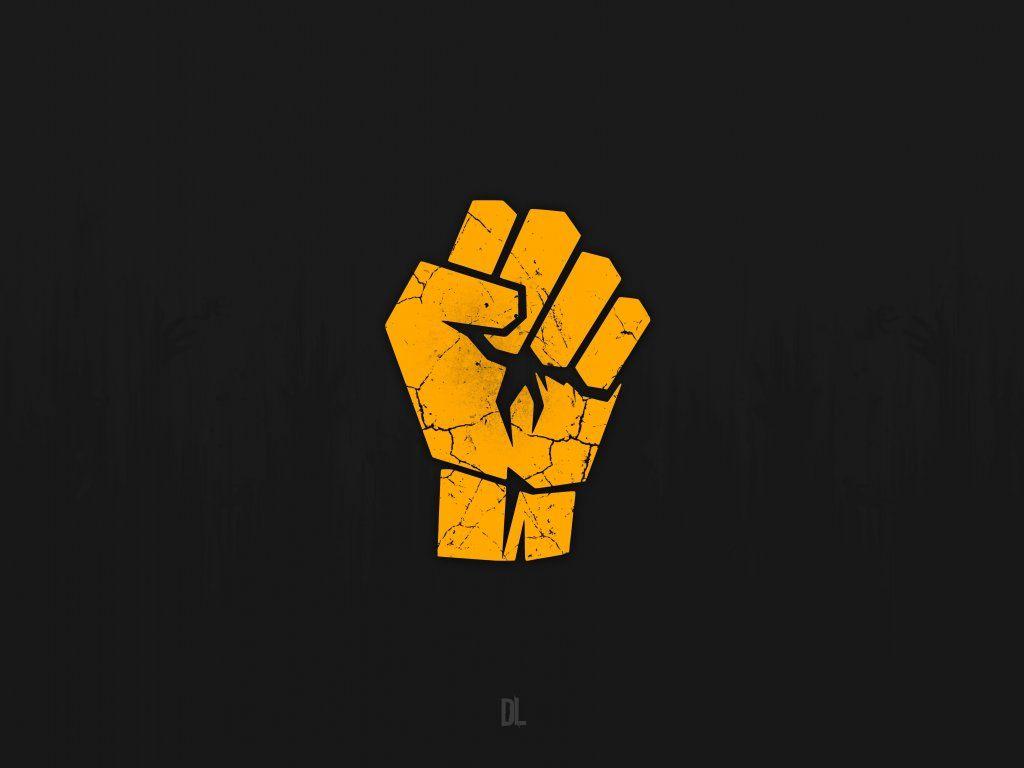 1024x768 Desktop wallpaper fist, dying light, video game, minimal, HD image
