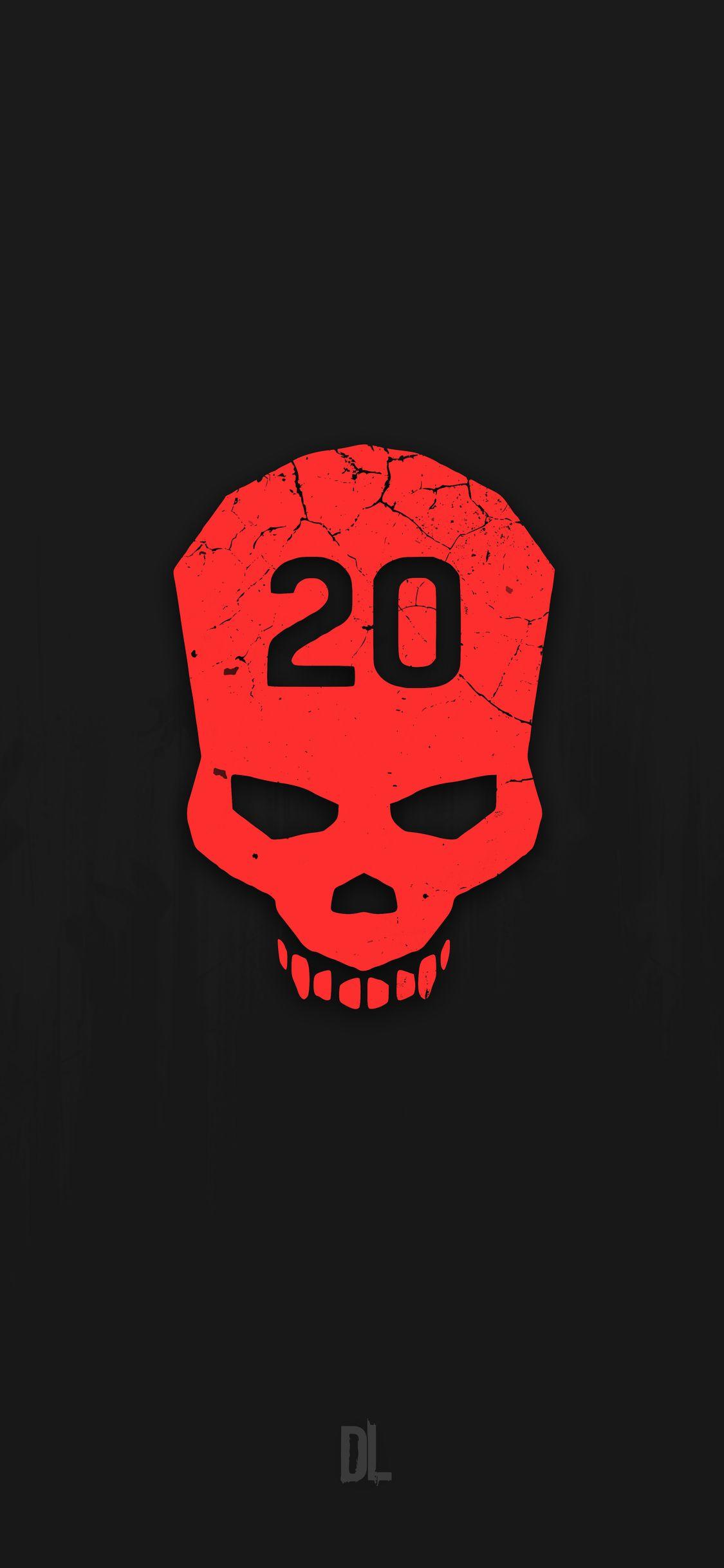 1125x2436 Dying Light Skull Minimalism 12k iPhone X, iPhone 10 HD 4k