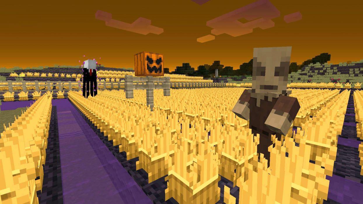 1244x700 HALLOWEEN minecraft wallpaperx1080