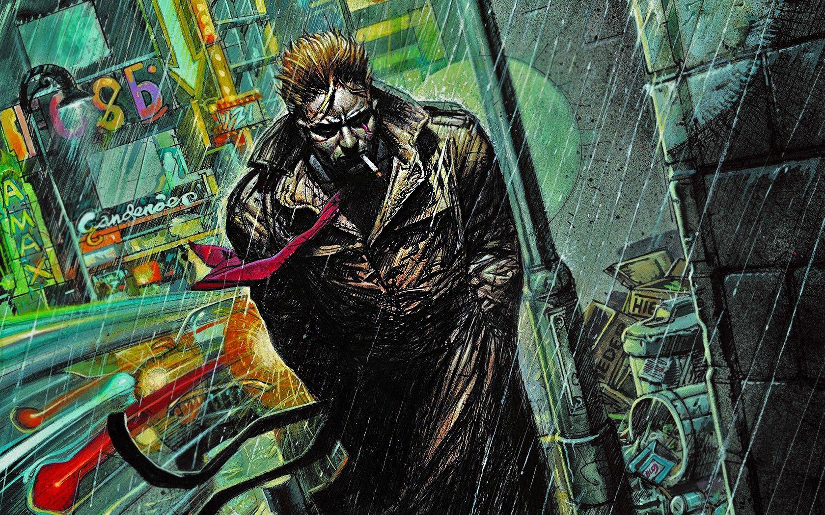 1680x1050 Constantine Hellblazer Comic Art Wallpaper:1680x1050