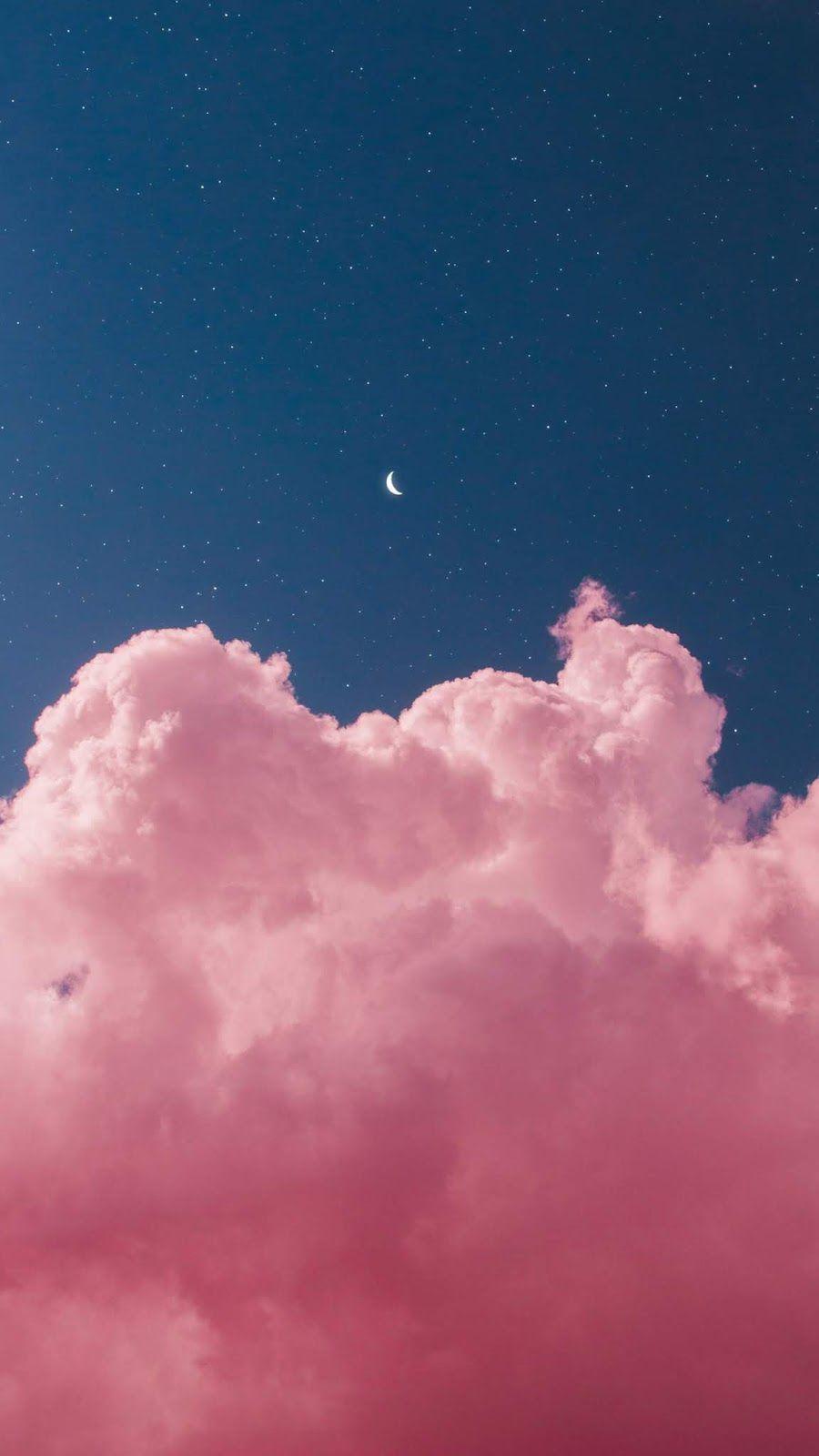 900x1600 Night sky #wallpaper #iphone #android #background #followme. Night sky wallpaper, Pink clouds wallpaper, iPhone wallpaper sky