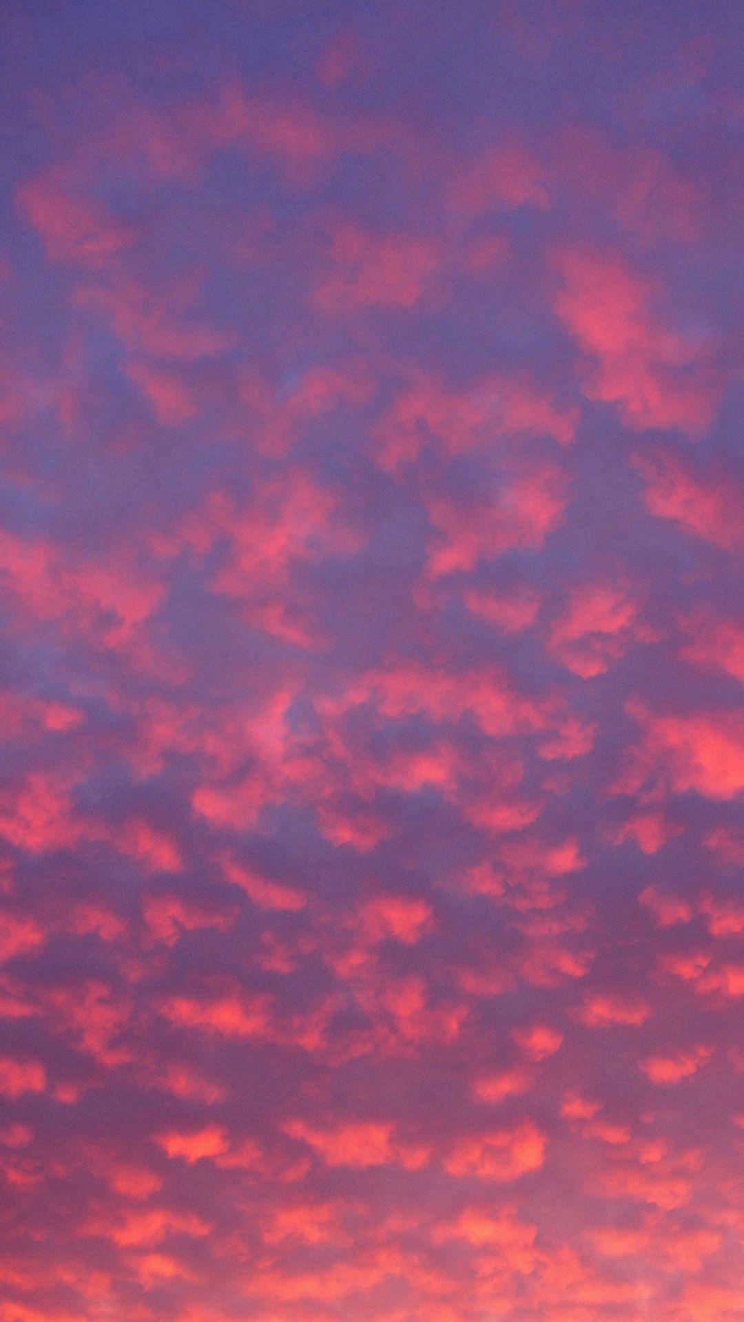 1080x1920 Cloud Sky Sunset Pattern Red iPhone 8 Wallpaper Free Download