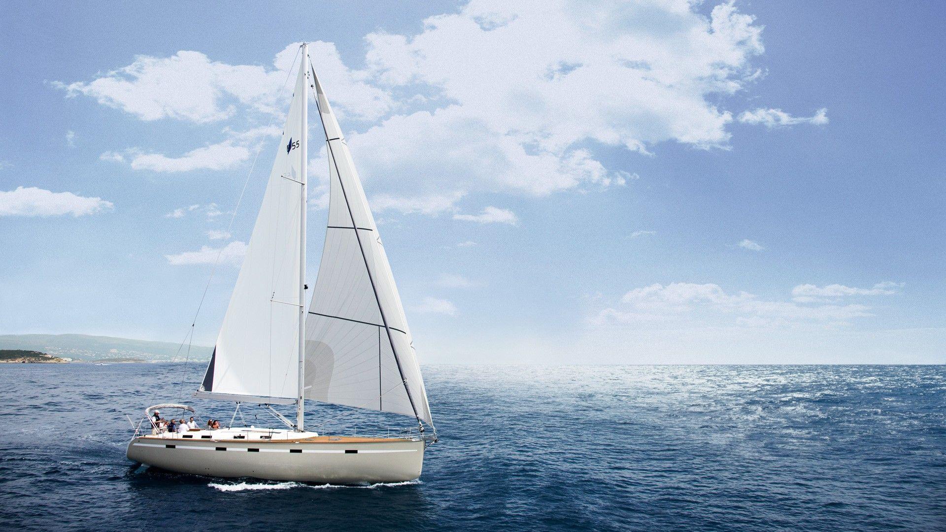 1920x1080 Sailboat HD Desktop Wallpaper. Sailboat Wallpaper, Sailboat Sunset Wallpaper and Chicago Sailboat Wallpaper