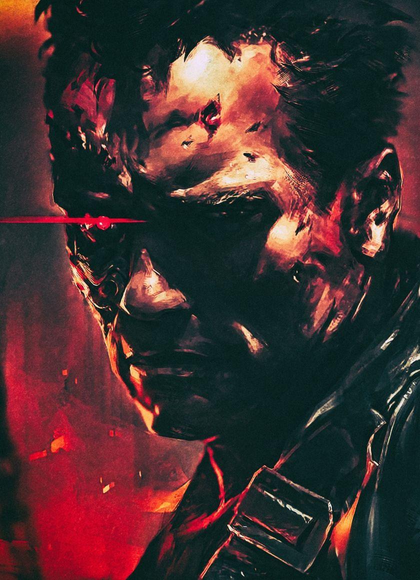 840x1160 Download 840x1160 wallpaper terminator t- cyborg, arnold schwarzenegger, movie, art, iphone iphone 4s, ipod touch, 840x1160 HD image, background, 4743