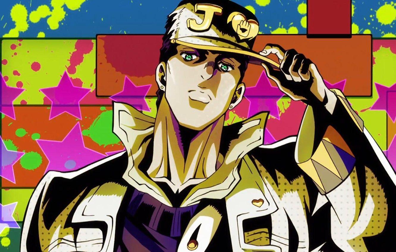 1332x850 Wallpaper jojo, adventure, bizarre, jotaro, jojo's, part4 image for desktop, section прочее
