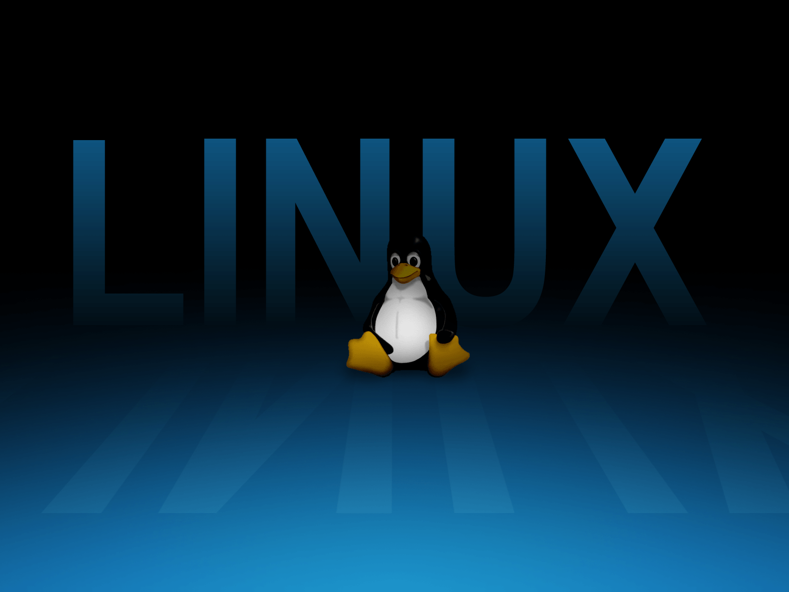 1600x1200 Tux Linux Wallpaper