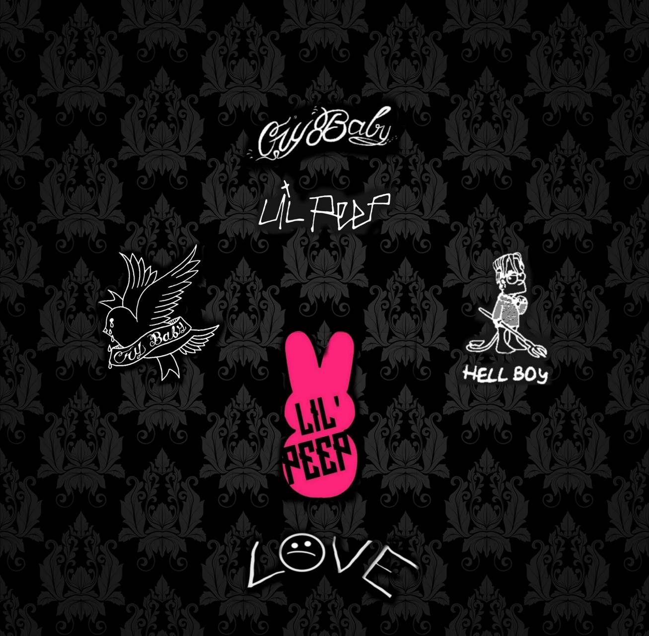 Lil Peep Logo Wallpapers - Top Free Lil Peep Logo Backgrounds ...