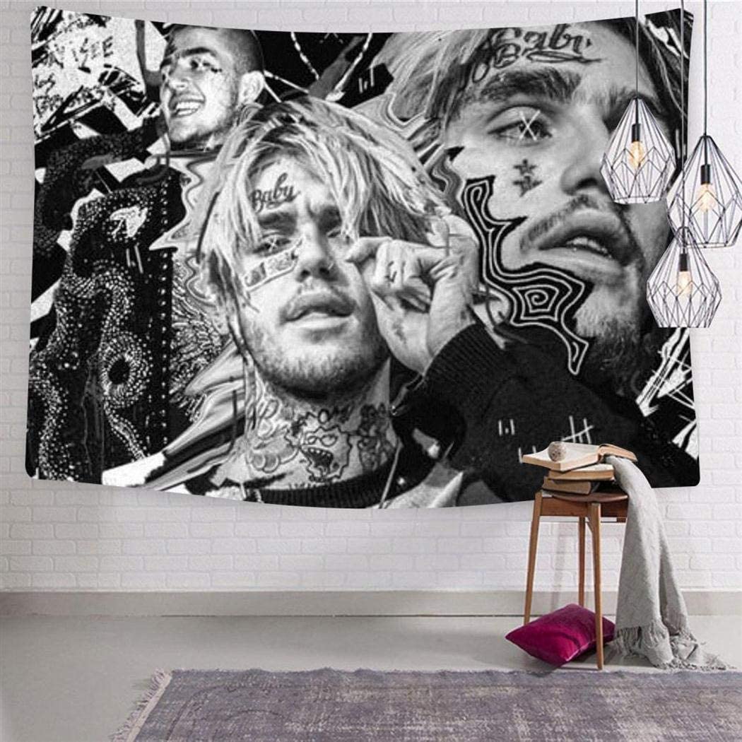 1050x1050 Happy100 Lil Peep Logos 3D Print Tapestry Wall Hanging for Living Room Bedroom Dorm Decor 59.1x 59.1 Inch: Amazon.ca: generic