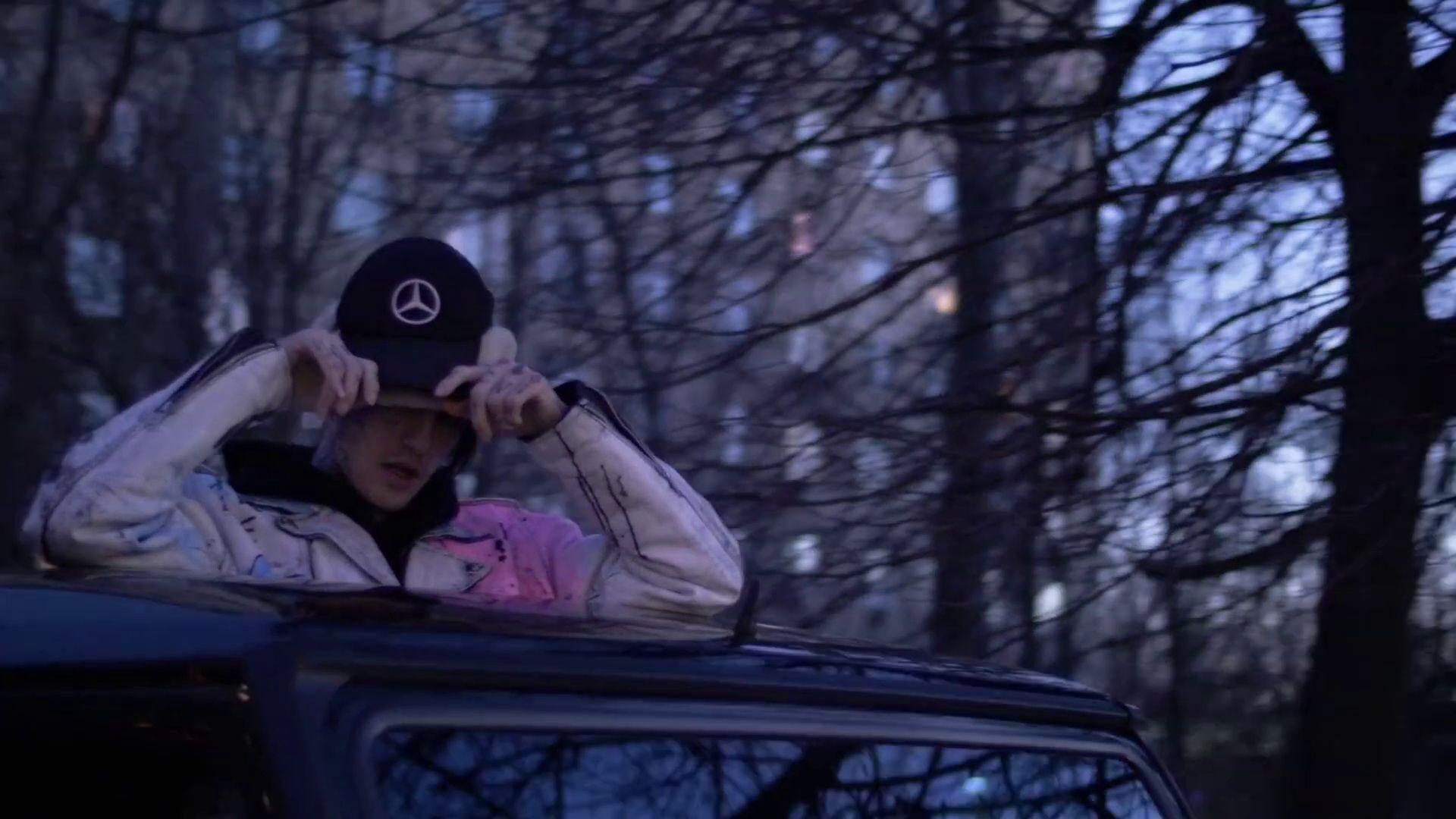 1920x1080 Mercedes Benz Cap Worn By Lil Peep In Benz Truck (2017)