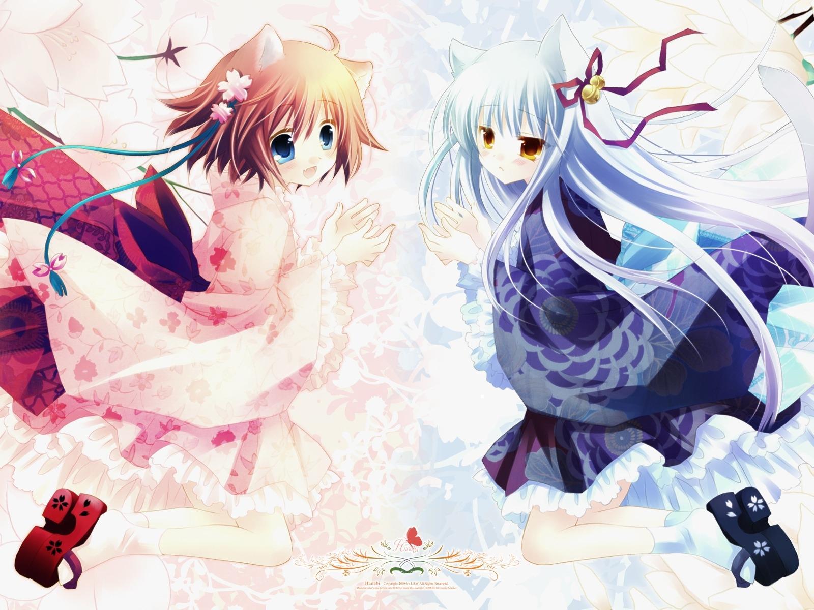 1600x1200 Image Kitsune Anime