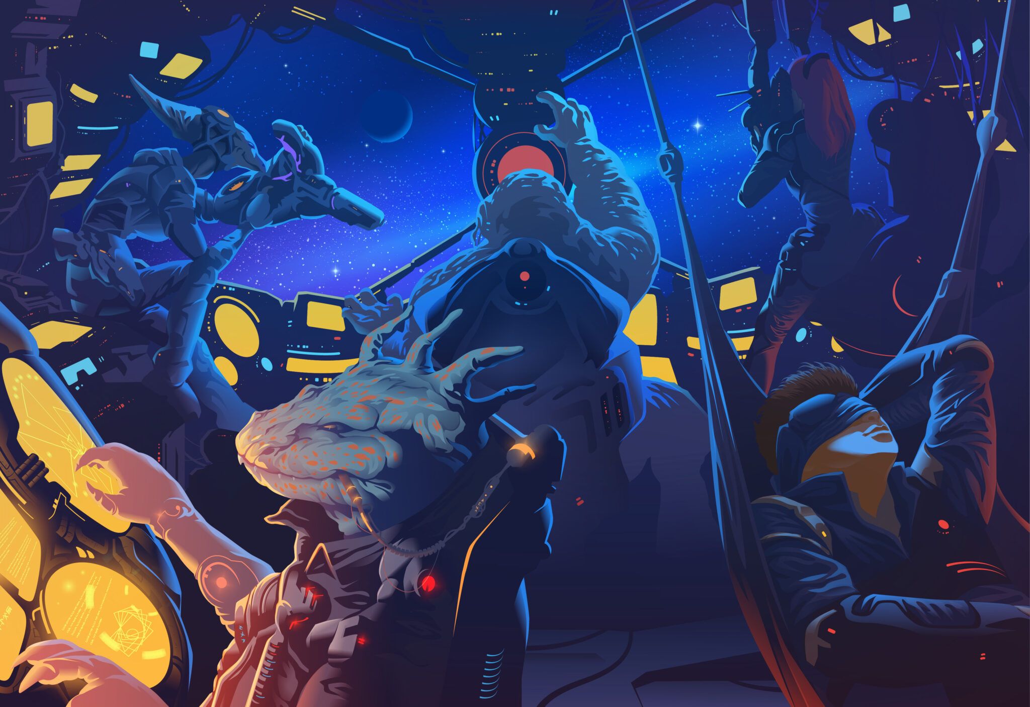 2048x1405 Born Out Of Pandemic Isolation, New Sci Fi RPG 'Starscape' Celebrates The Joy In Found Family