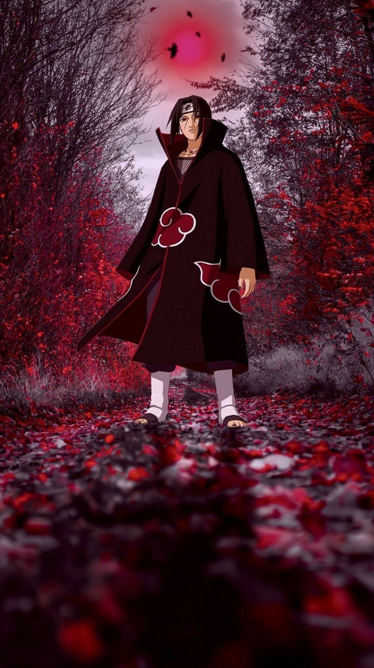 736x1314 Itachi 4K wallpaper