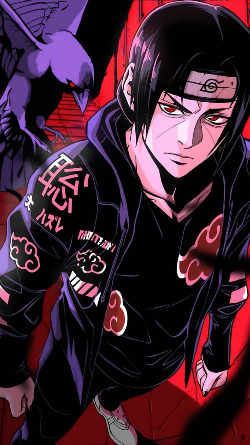 800x1422 Itachi Uchiha, akatsuki, anime, manga, ninja, renegado, sharingan, HD phone wallpaper